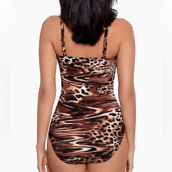 Miraclesuit Rock Solid Regatta One Piece size 10 LOOK 10lbs lighter NWT - Picture 4 of 8